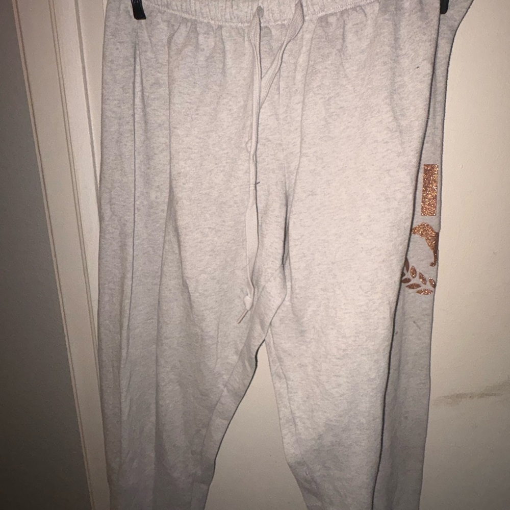PINK Victoria's Secret Light Gray Sweatpants